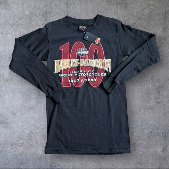 Harley Davidson 100 Years of Great Motorcycles Shirt - NWT - Picture 3 of 6